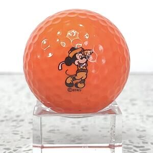 ACUSHNET 3 Orange Disney Mickey Mouse Golf Ball Titleist